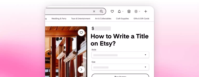 How to Write a Title on Etsy